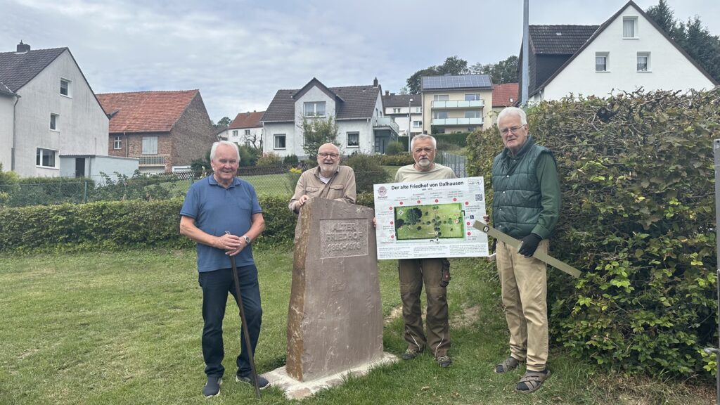 von links: Bernhard Villmer, Jürgen Böker, Michael Behre und Manfred Dierkes